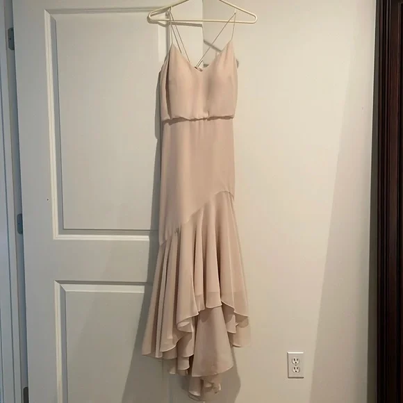 Jenny Yoo | Dresses | Jenny Yoo Inesse Highlow Bridesmaid Dress In Cream  Color | Poshmark
